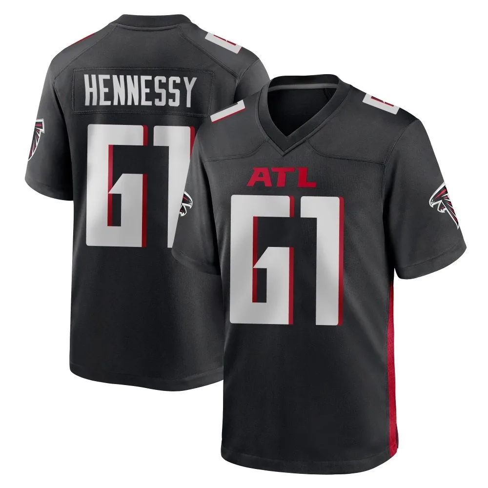 Matt Hennessy Atlanta Falcons Men's Nike Alternate Game Black Jersey Matt Hennessy Atlanta Falcons Men's Nike Alternate Game Black Jersey
