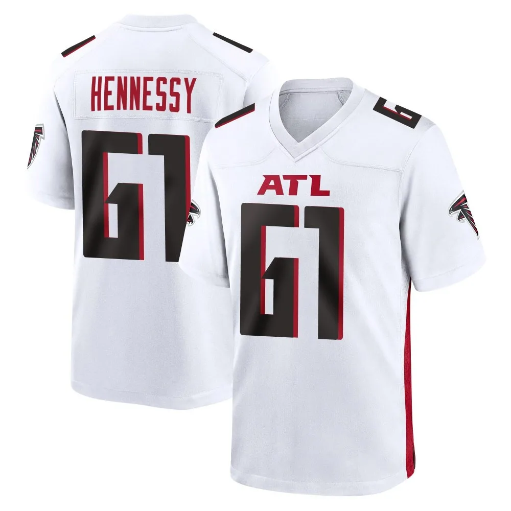 Matt Hennessy Atlanta Falcons Men's Nike Game White Jersey Matt Hennessy Atlanta Falcons Men's Nike Game White Jersey