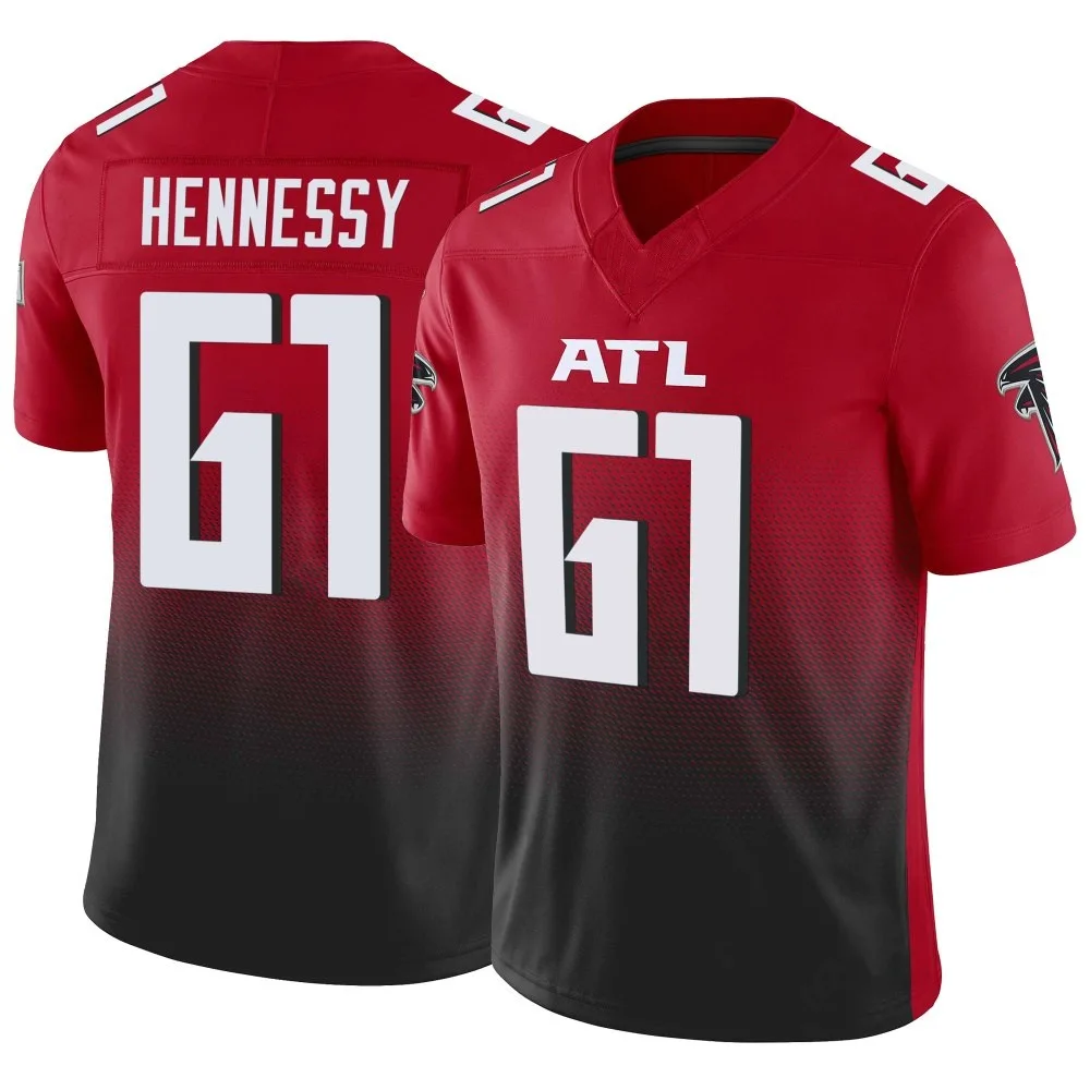 Matt Hennessy Atlanta Falcons Men's Nike Vapor F.U.S.E. Limited Red Jersey Matt Hennessy Atlanta Falcons Men's Nike Vapor F.U.S.E. Limited Red Jersey