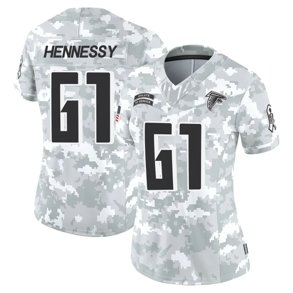 Matt Hennessy Atlanta Falcons Women's Nike 2024 Salute To Service Limited Arctic Camo Jersey Matt Hennessy Atlanta Falcons Women's Nike 2024 Salute To Service Limited Arctic Camo Jersey