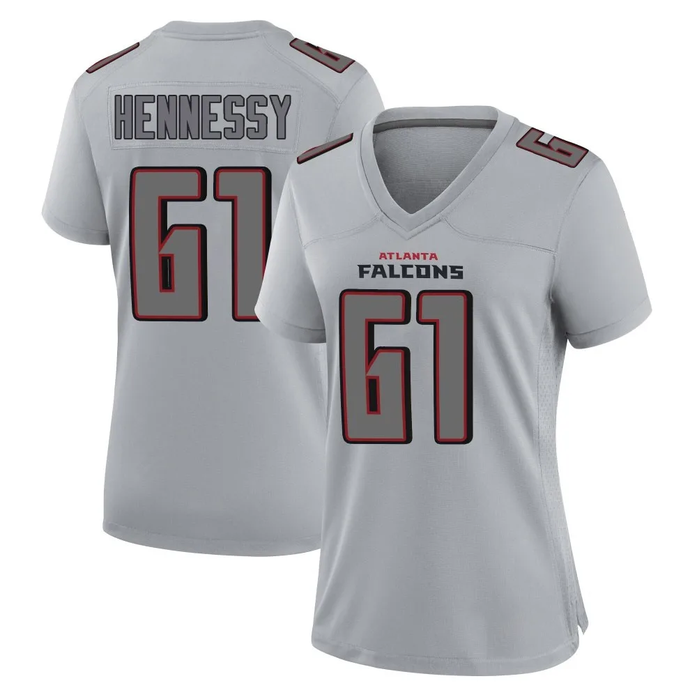 Matt Hennessy Atlanta Falcons Women's Nike Atmosphere Fashion Game Gray Jersey Matt Hennessy Atlanta Falcons Women's Nike Atmosphere Fashion Game Gray Jersey
