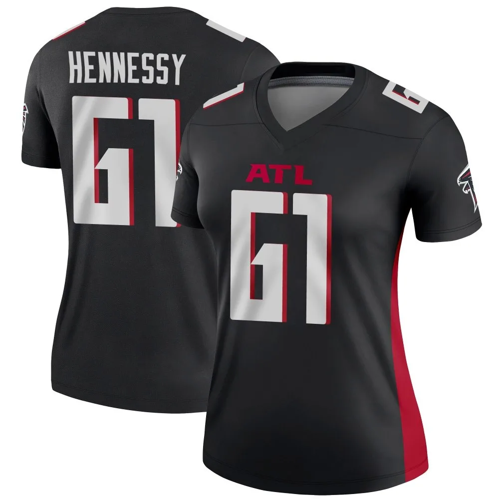 Matt Hennessy Atlanta Falcons Women's Nike Legend Black Jersey Matt Hennessy Atlanta Falcons Women's Nike Legend Black Jersey
