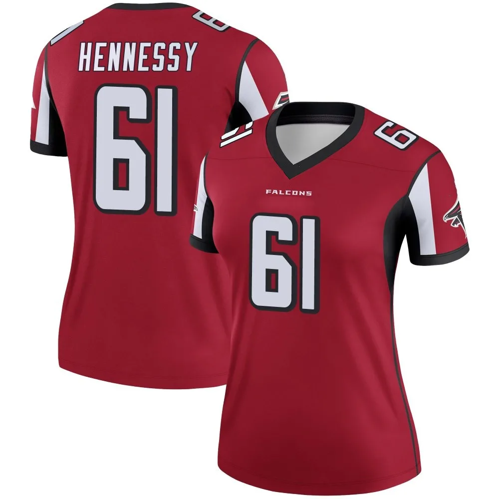 Matt Hennessy Atlanta Falcons Women's Nike Legend Red Jersey Matt Hennessy Atlanta Falcons Women's Nike Legend Red Jersey