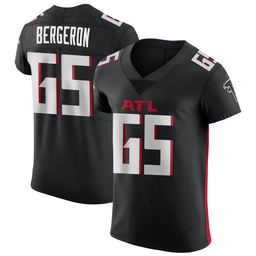 Matthew Bergeron Atlanta Falcons Men's Nike Alternate Elite Black Jersey Matthew Bergeron Atlanta Falcons Men's Nike Alternate Elite Black Jersey