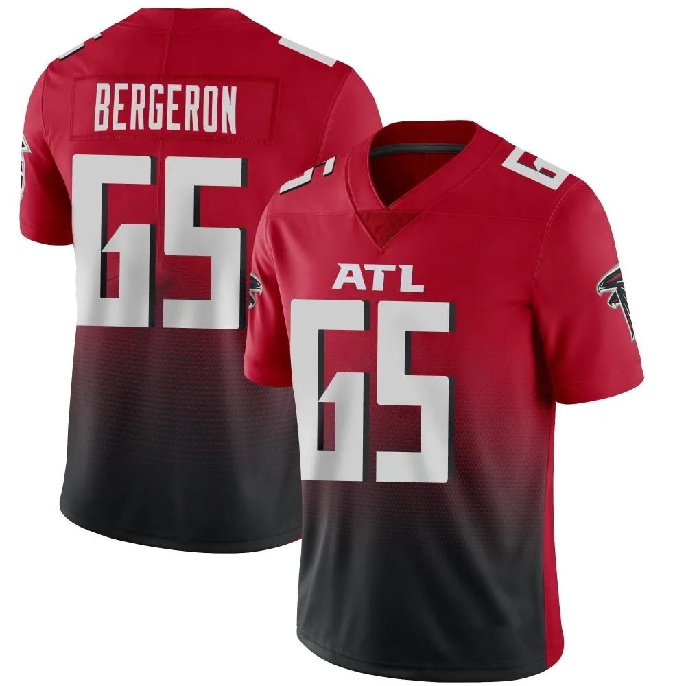 Matthew Bergeron Atlanta Falcons Men's Nike Vapor 2nd Alternate Limited Red Jersey Matthew Bergeron Atlanta Falcons Men's Nike Vapor 2nd Alternate Limited Red Jersey