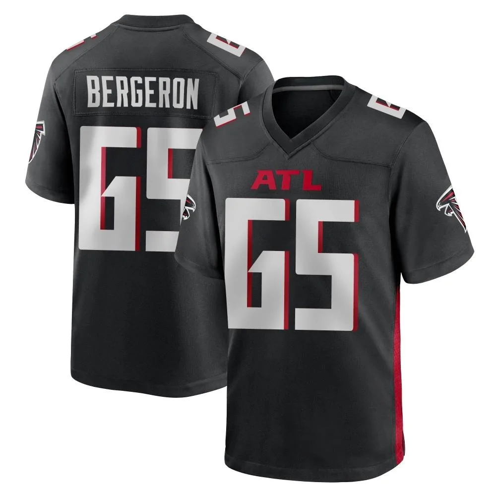 Matthew Bergeron Atlanta Falcons Youth Nike Alternate Game Black Jersey Matthew Bergeron Atlanta Falcons Youth Nike Alternate Game Black Jersey