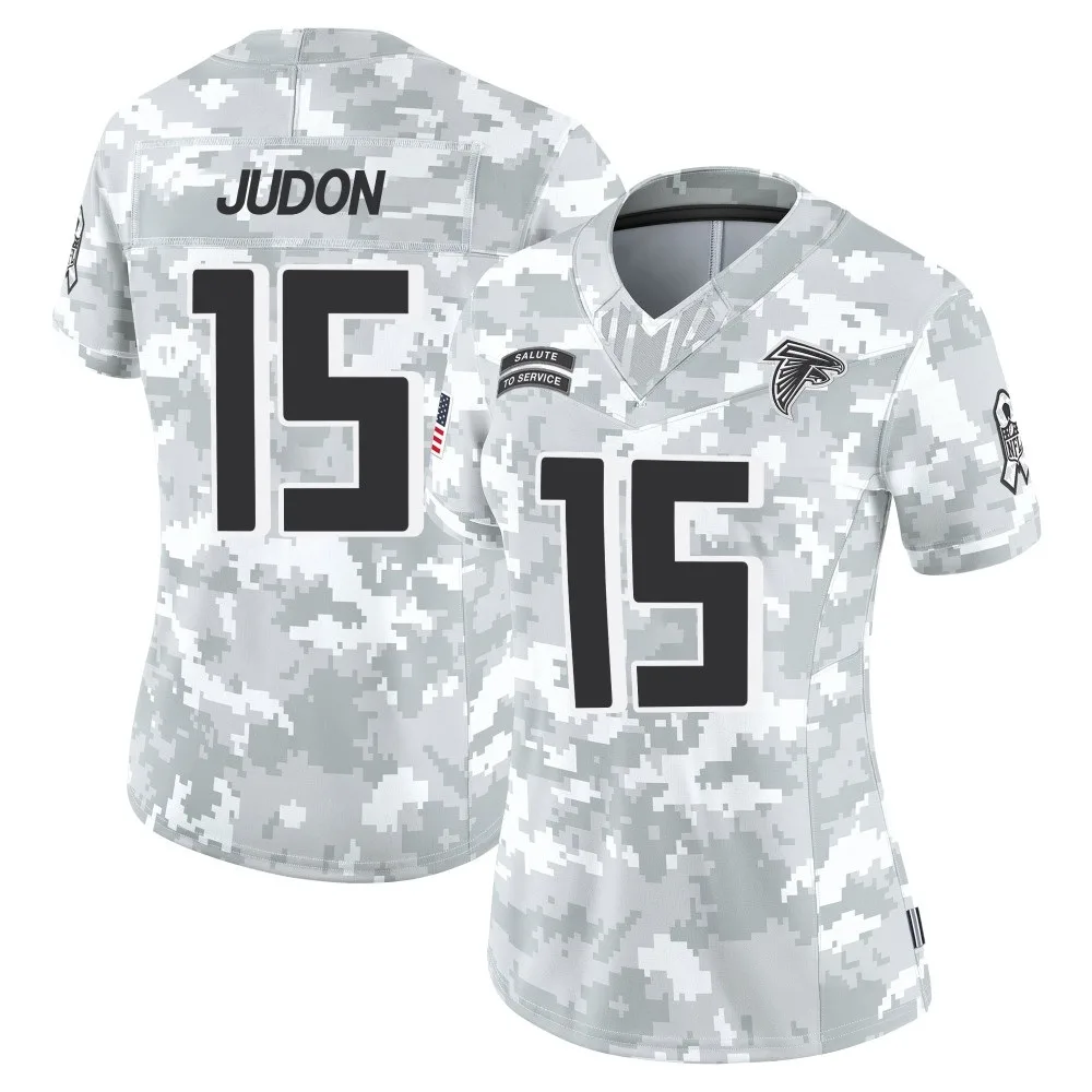 Matthew Judon Atlanta Falcons Women's Nike 2024 Salute To Service Limited Arctic Camo Jersey Matthew Judon Atlanta Falcons Women's Nike 2024 Salute To Service Limited Arctic Camo Jersey