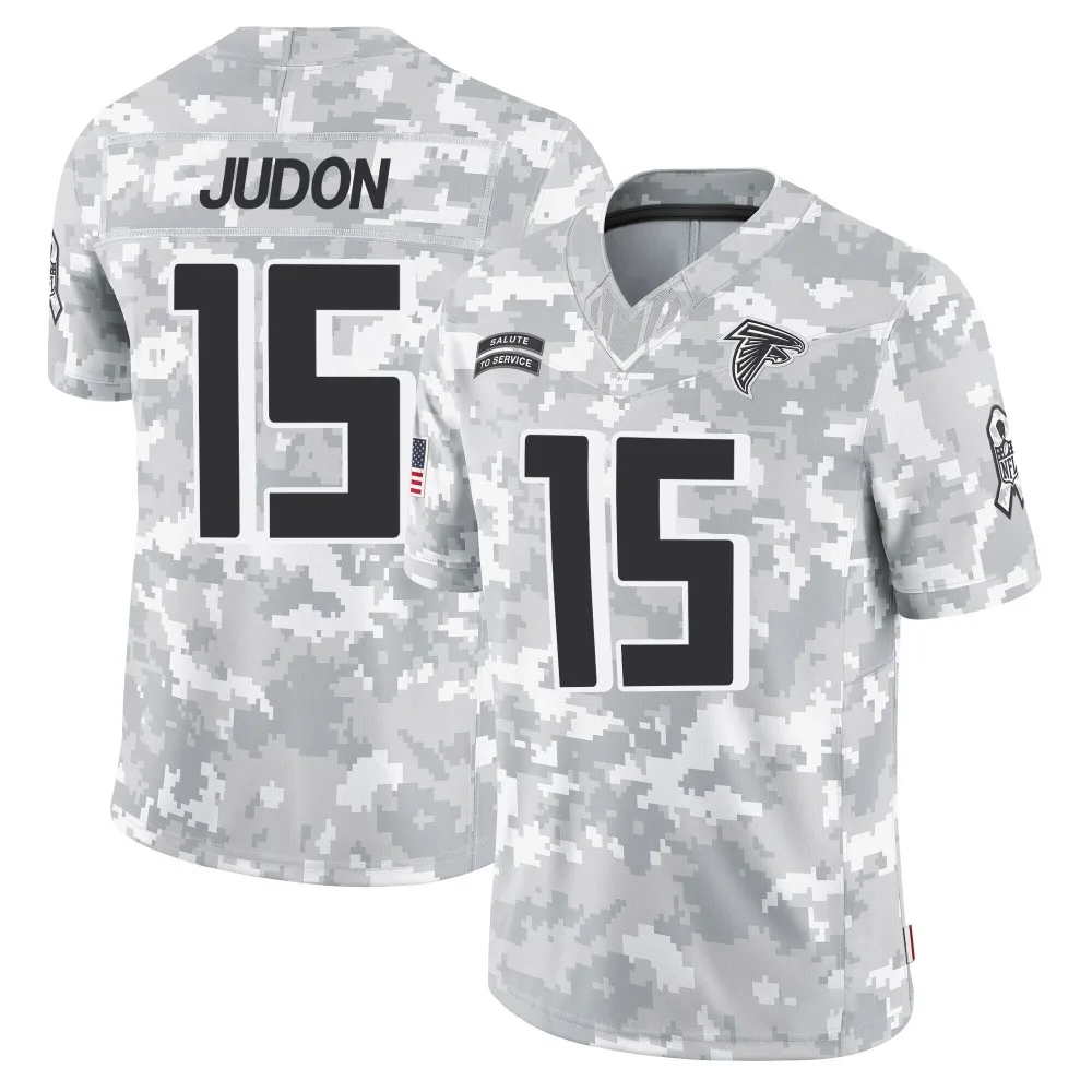 Matthew Judon Atlanta Falcons Youth Nike 2024 Salute To Service Limited Arctic Camo Jersey Matthew Judon Atlanta Falcons Youth Nike 2024 Salute To Service Limited Arctic Camo Jersey