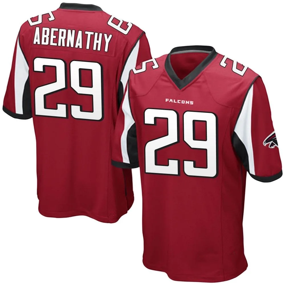 Micah Abernathy Atlanta Falcons Men's Nike Team Color Game Red Jersey Micah Abernathy Atlanta Falcons Men's Nike Team Color Game Red Jersey