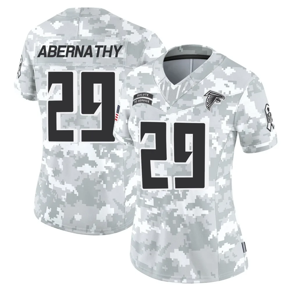 Micah Abernathy Atlanta Falcons Women's Nike 2024 Salute To Service Limited Arctic Camo Jersey Micah Abernathy Atlanta Falcons Women's Nike 2024 Salute To Service Limited Arctic Camo Jersey