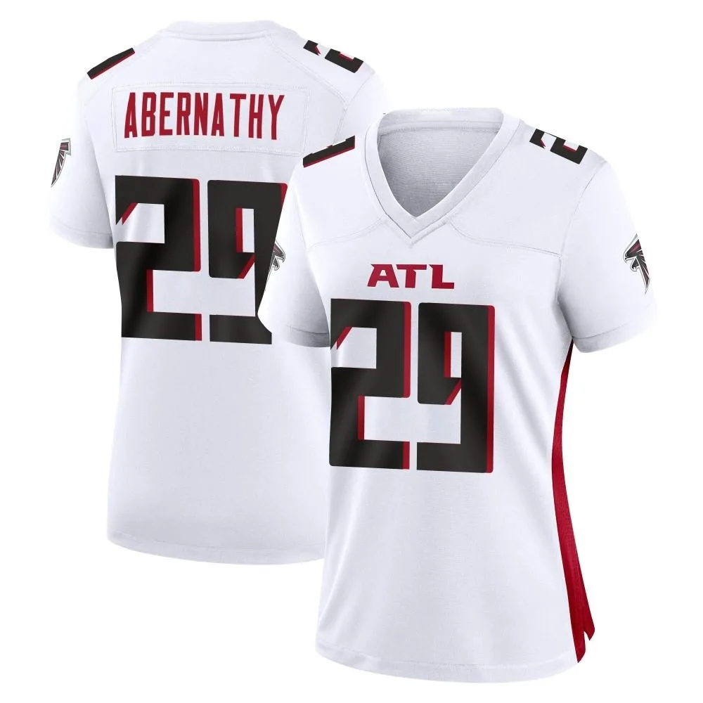 Micah Abernathy Atlanta Falcons Women's Nike Game White Jersey Micah Abernathy Atlanta Falcons Women's Nike Game White Jersey