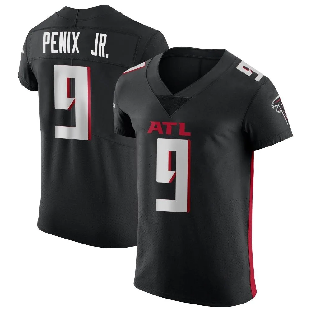 Michael Penix Jr. Atlanta Falcons Men's Nike Alternate Elite Black Jersey Michael Penix Jr. Atlanta Falcons Men's Nike Alternate Elite Black Jersey