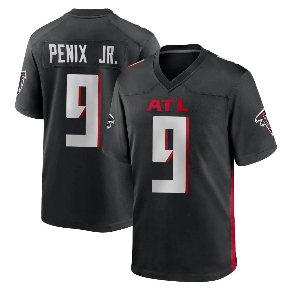 Michael Penix Jr. Atlanta Falcons Men's Nike Alternate Game Black Jersey Michael Penix Jr. Atlanta Falcons Men's Nike Alternate Game Black Jersey