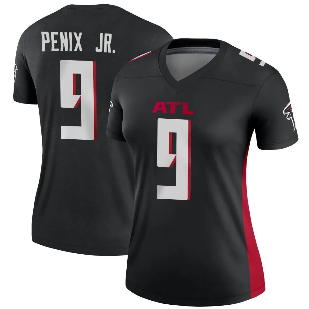 Michael Penix Jr. Atlanta Falcons Women's Nike Legend Black Jersey Michael Penix Jr. Atlanta Falcons Women's Nike Legend Black Jersey