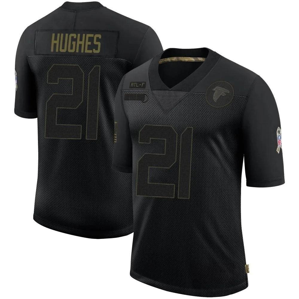 Mike Hughes Atlanta Falcons Men's Nike 2020 Salute To Service Limited Black Jersey Mike Hughes Atlanta Falcons Men's Nike 2020 Salute To Service Limited Black Jersey