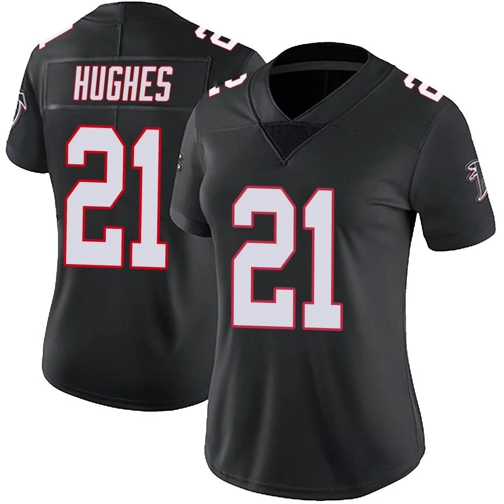 Mike Hughes Atlanta Falcons Women's Nike Vapor Untouchable Limited Black Jersey Mike Hughes Atlanta Falcons Women's Nike Vapor Untouchable Limited Black Jersey
