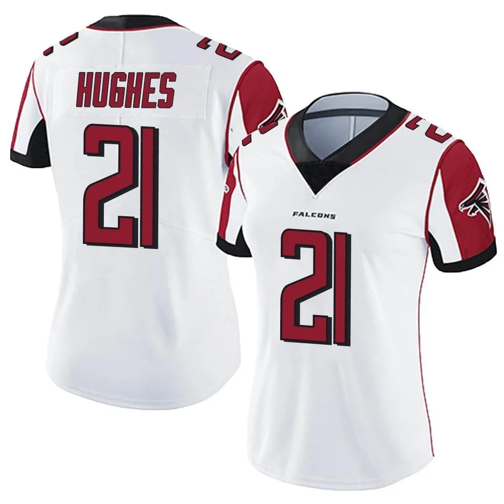 Mike Hughes Atlanta Falcons Women's Nike Vapor Untouchable Limited White Jersey Mike Hughes Atlanta Falcons Women's Nike Vapor Untouchable Limited White Jersey