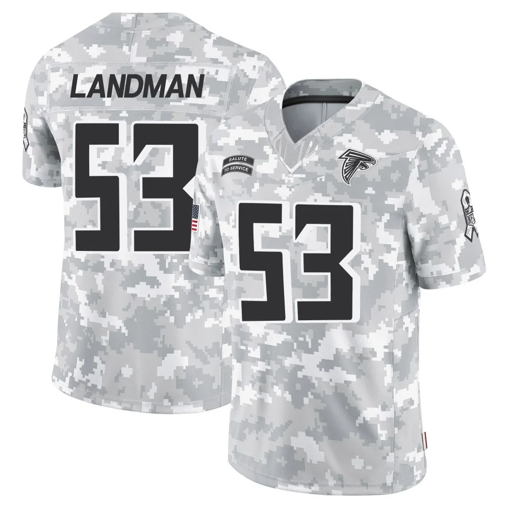 Nate Landman Atlanta Falcons Youth Nike 2024 Salute To Service Limited Arctic Camo Jersey Nate Landman Atlanta Falcons Youth Nike 2024 Salute To Service Limited Arctic Camo Jersey