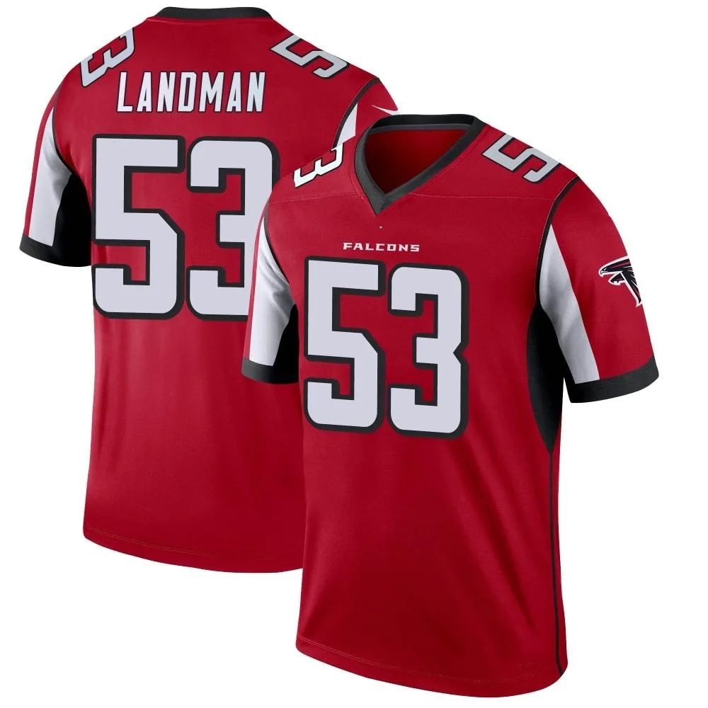Nate Landman Atlanta Falcons Youth Nike Legend Red Jersey Nate Landman Atlanta Falcons Youth Nike Legend Red Jersey