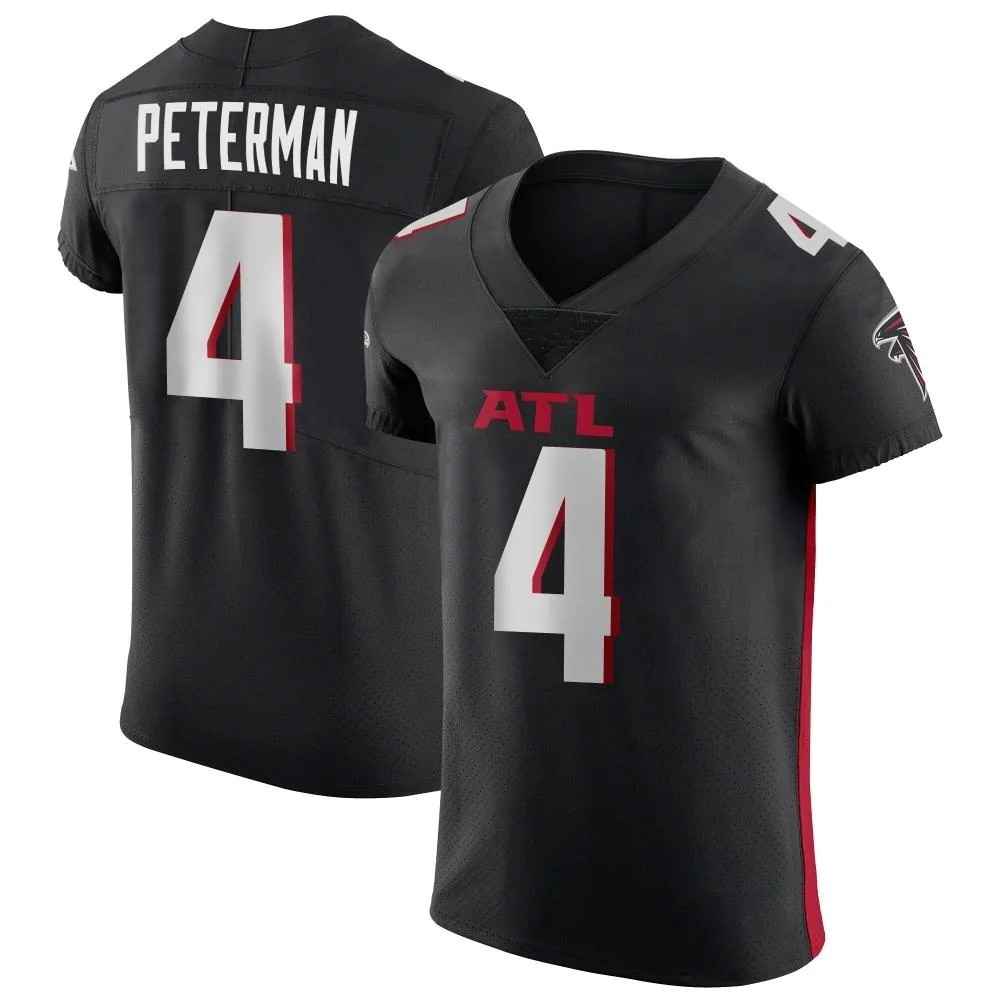 Nathan Peterman Atlanta Falcons Men's Nike Alternate Elite Black Jersey Nathan Peterman Atlanta Falcons Men's Nike Alternate Elite Black Jersey