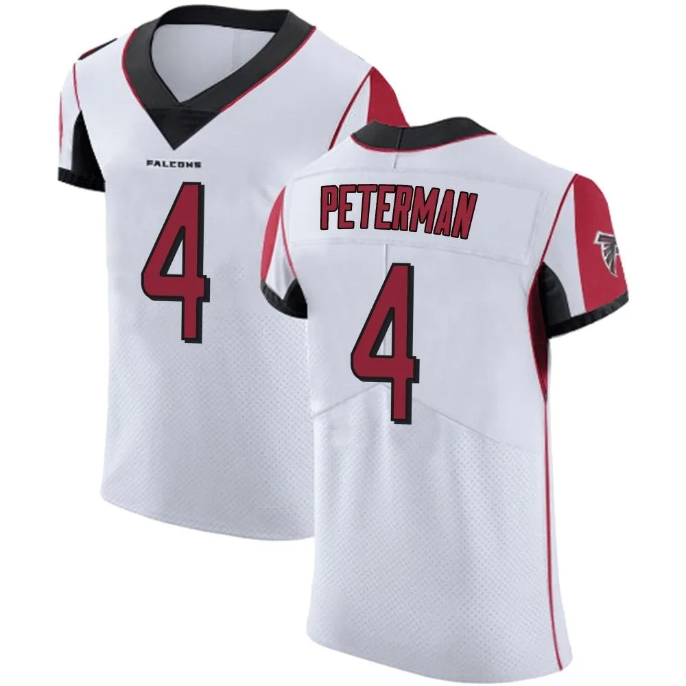 Nathan Peterman Atlanta Falcons Men's Nike Elite White Jersey Nathan Peterman Atlanta Falcons Men's Nike Elite White Jersey
