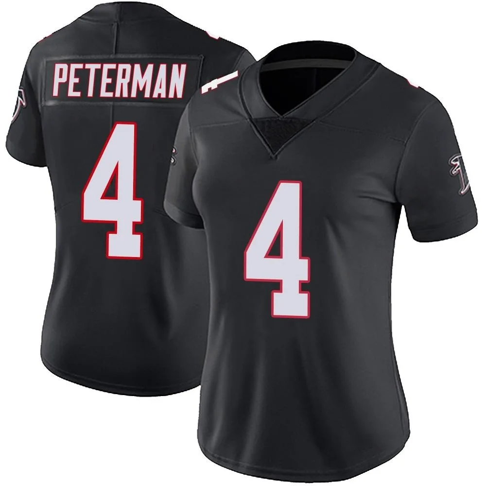 Nathan Peterman Atlanta Falcons Women's Nike Vapor Untouchable Limited Black Jersey Nathan Peterman Atlanta Falcons Women's Nike Vapor Untouchable Limited Black Jersey