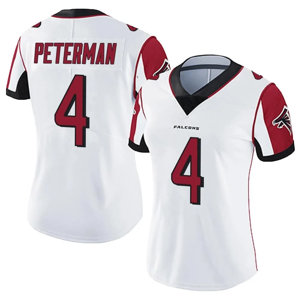 Nathan Peterman Atlanta Falcons Women's Nike Vapor Untouchable Limited White Jersey Nathan Peterman Atlanta Falcons Women's Nike Vapor Untouchable Limited White Jersey