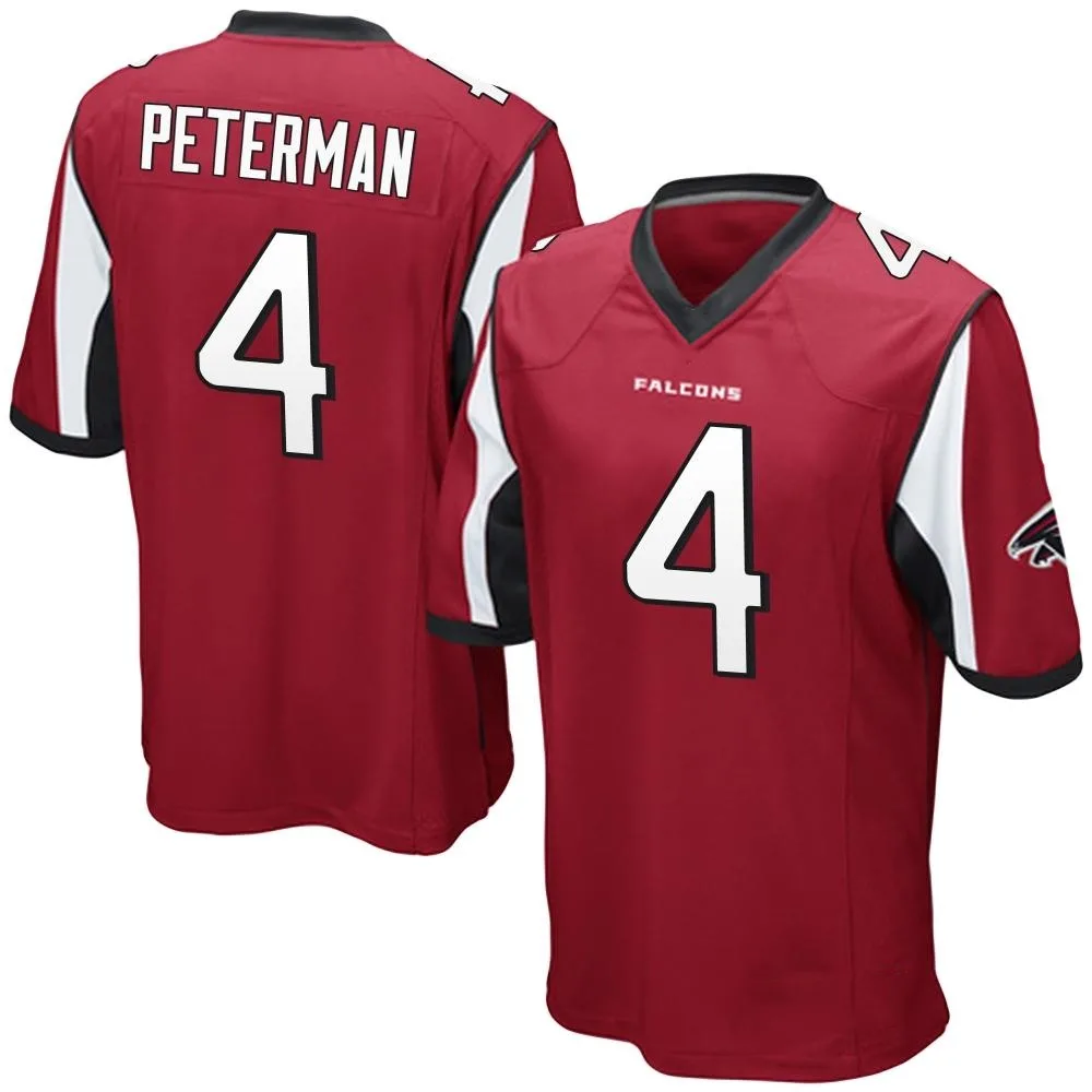 Nathan Peterman Atlanta Falcons Youth Nike Team Color Game Red Jersey Nathan Peterman Atlanta Falcons Youth Nike Team Color Game Red Jersey