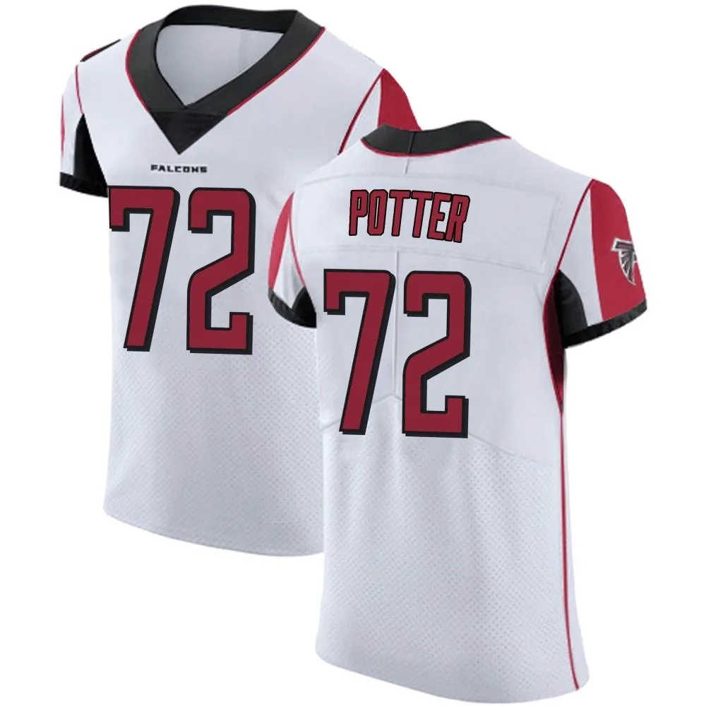Nolan Potter Atlanta Falcons Men's Nike Elite White Jersey Nolan Potter Atlanta Falcons Men's Nike Elite White Jersey