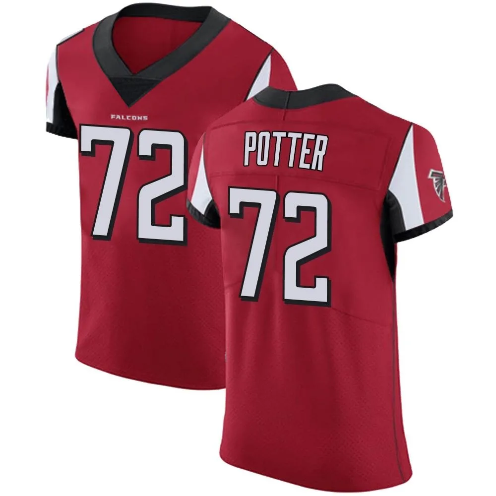 Nolan Potter Atlanta Falcons Men's Nike Team Color Elite Red Jersey Nolan Potter Atlanta Falcons Men's Nike Team Color Elite Red Jersey