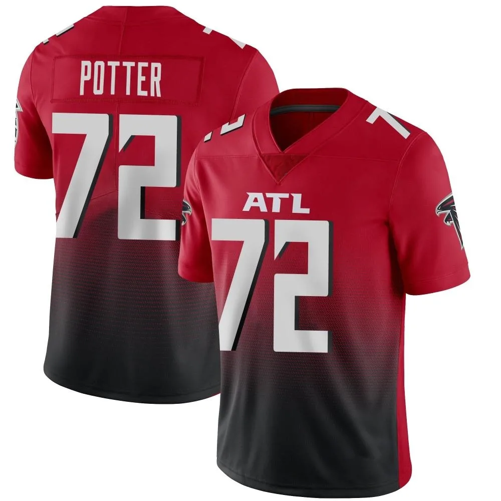 Nolan Potter Atlanta Falcons Men's Nike Vapor 2nd Alternate Limited Red Jersey Nolan Potter Atlanta Falcons Men's Nike Vapor 2nd Alternate Limited Red Jersey
