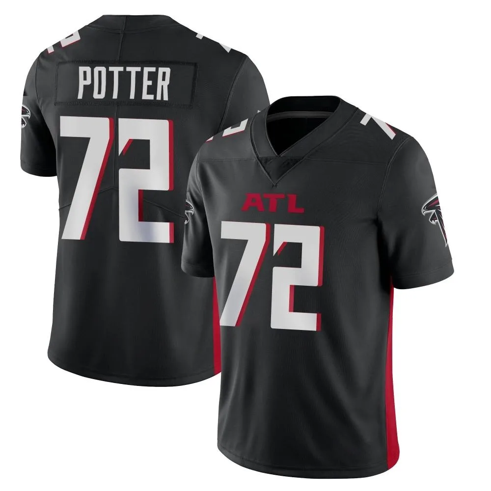 Nolan Potter Atlanta Falcons Men's Nike Vapor Untouchable Limited Black Jersey Nolan Potter Atlanta Falcons Men's Nike Vapor Untouchable Limited Black Jersey