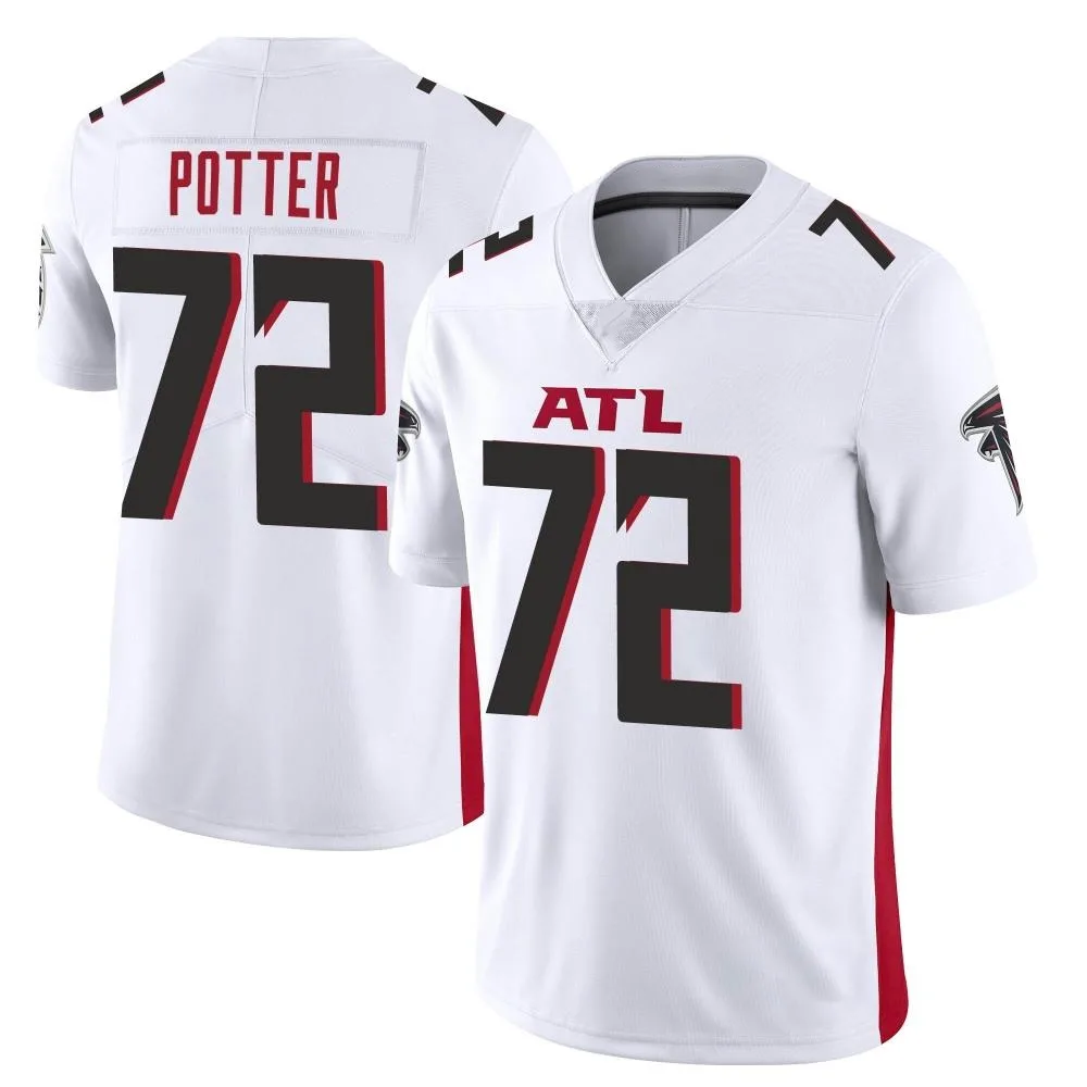 Nolan Potter Atlanta Falcons Men's Nike Vapor Untouchable Limited White Jersey Nolan Potter Atlanta Falcons Men's Nike Vapor Untouchable Limited White Jersey