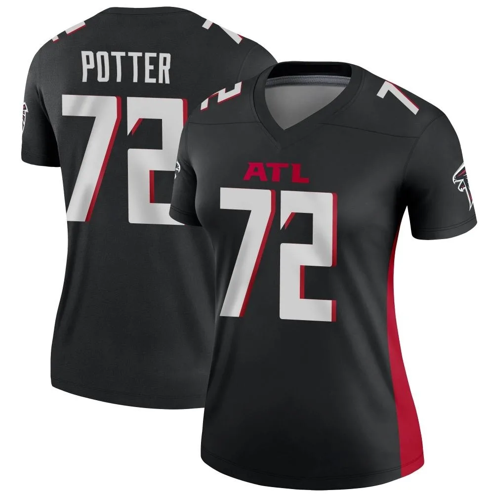 Nolan Potter Atlanta Falcons Women's Nike Legend Black Jersey Nolan Potter Atlanta Falcons Women's Nike Legend Black Jersey