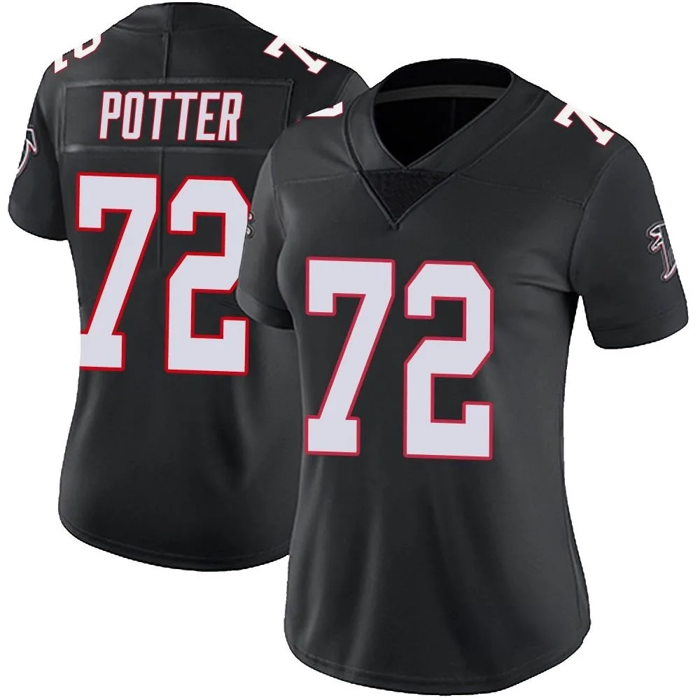 Nolan Potter Atlanta Falcons Women's Nike Vapor Untouchable Limited Black Jersey Nolan Potter Atlanta Falcons Women's Nike Vapor Untouchable Limited Black Jersey