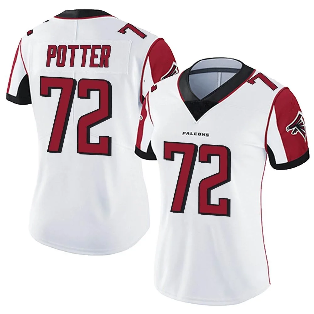 Nolan Potter Atlanta Falcons Women's Nike Vapor Untouchable Limited White Jersey Nolan Potter Atlanta Falcons Women's Nike Vapor Untouchable Limited White Jersey
