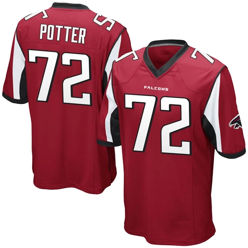 Nolan Potter Atlanta Falcons Youth Nike Team Color Game Red Jersey Nolan Potter Atlanta Falcons Youth Nike Team Color Game Red Jersey