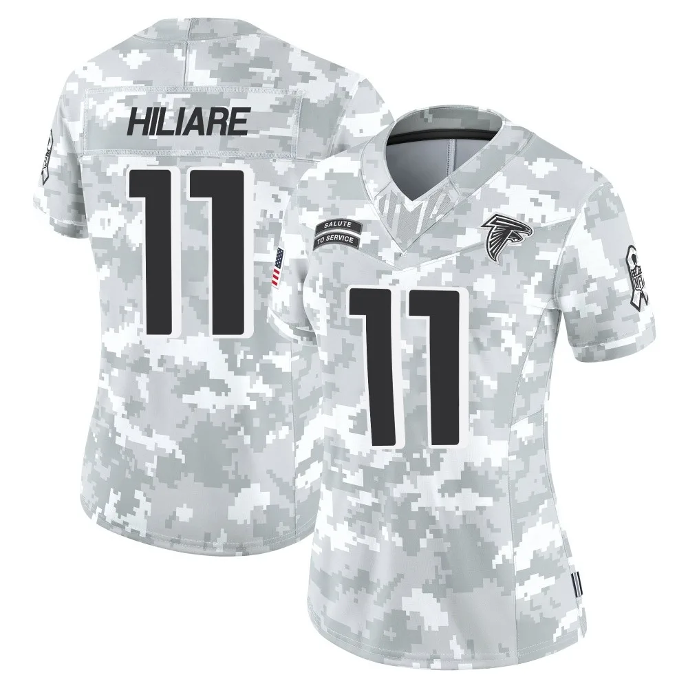 Oj Hiliare Atlanta Falcons Women's Nike 2024 Salute To Service Limited Arctic Camo Jersey Oj Hiliare Atlanta Falcons Women's Nike 2024 Salute To Service Limited Arctic Camo Jersey