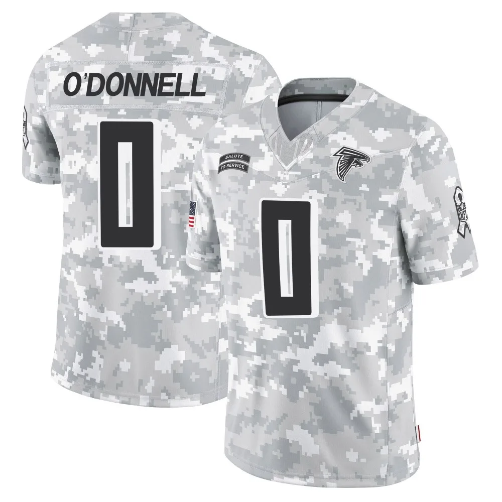 Pat O'donnell Atlanta Falcons Men's Nike 2024 Salute To Service Limited Arctic Camo Jersey Pat O'donnell Atlanta Falcons Men's Nike 2024 Salute To Service Limited Arctic Camo Jersey