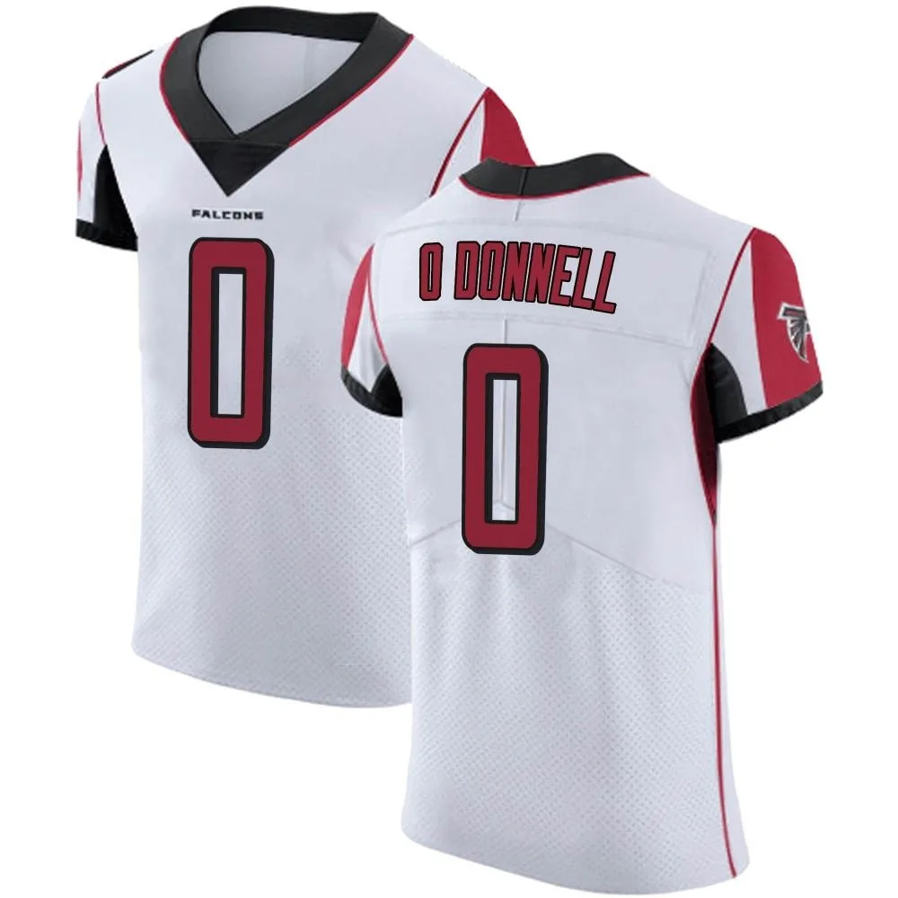 Pat O'donnell Atlanta Falcons Men's Nike Elite White Jersey Pat O'donnell Atlanta Falcons Men's Nike Elite White Jersey