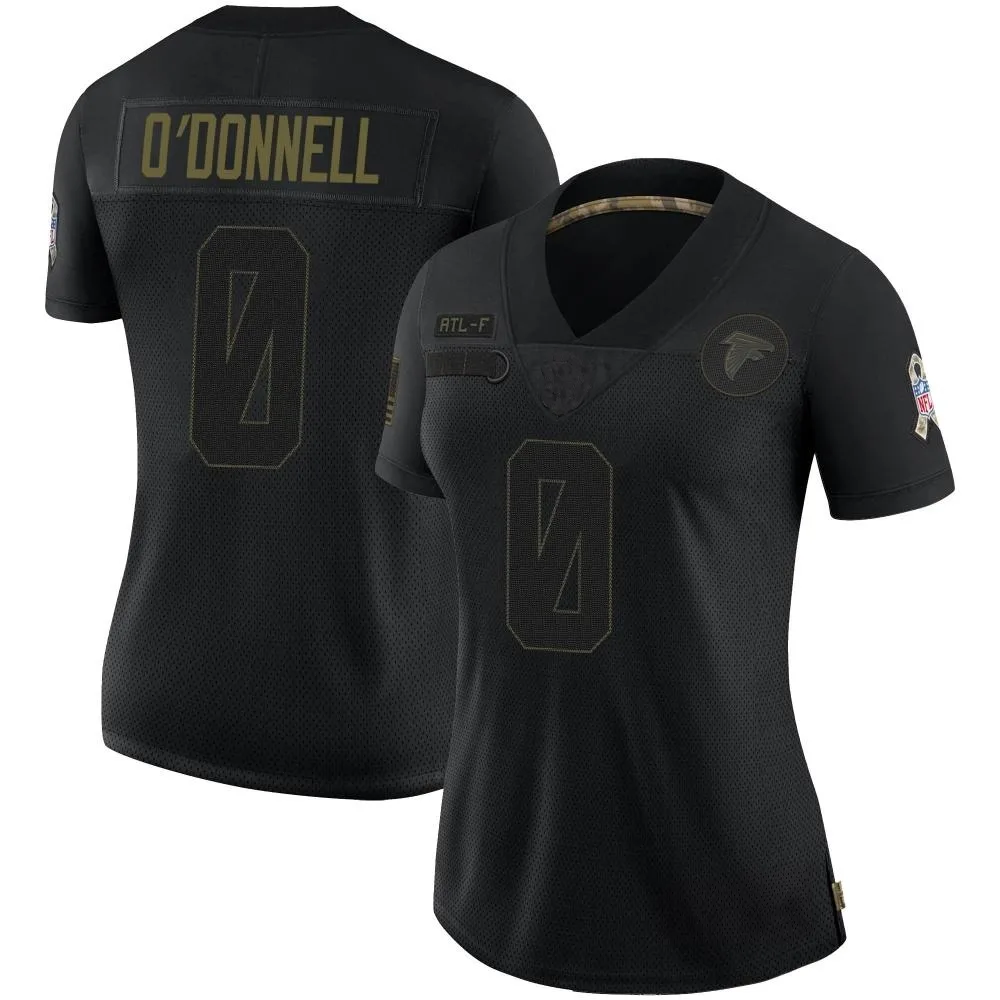 Pat O'donnell Atlanta Falcons Women's Nike 2020 Salute To Service Limited Black Jersey Pat O'donnell Atlanta Falcons Women's Nike 2020 Salute To Service Limited Black Jersey