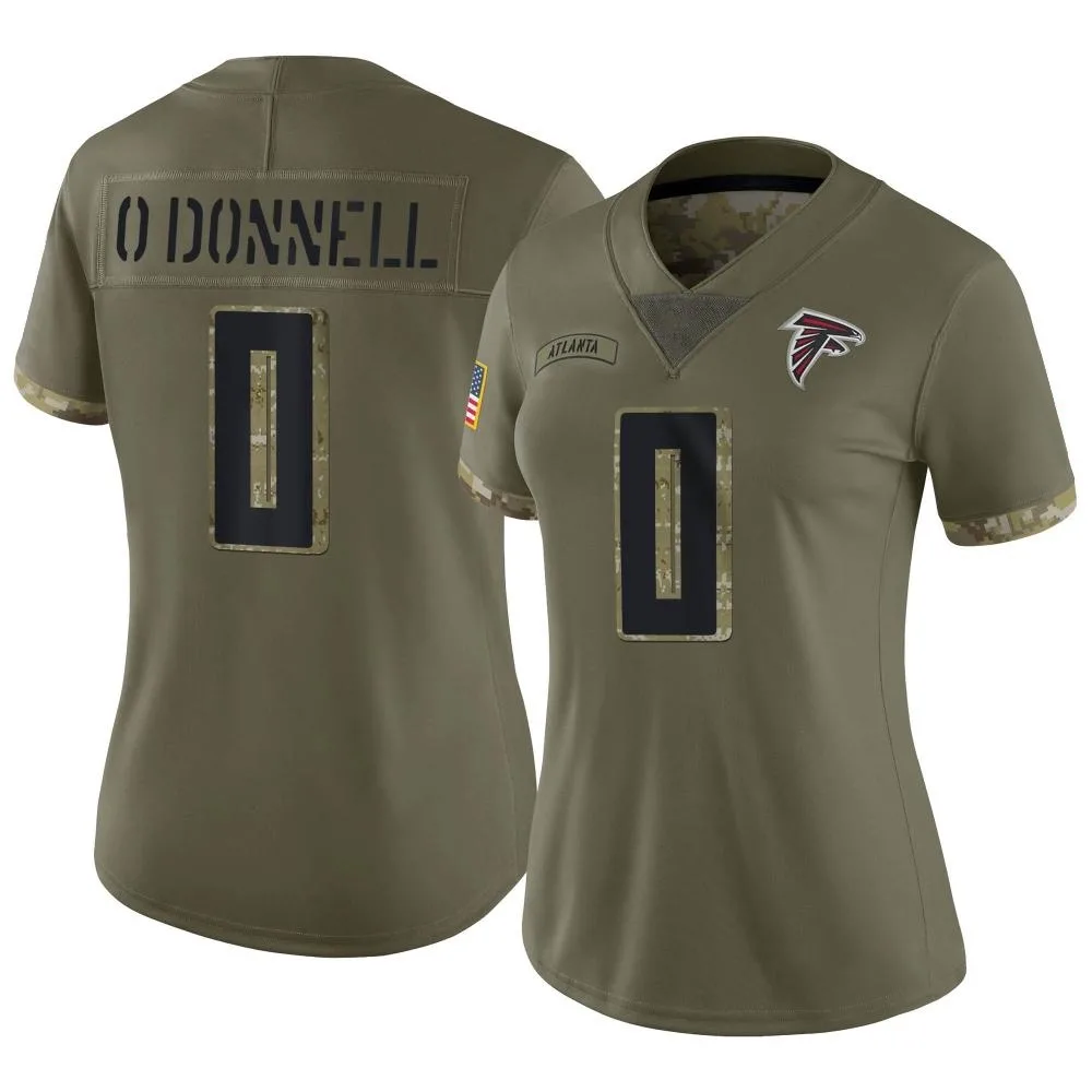 Pat O'donnell Atlanta Falcons Women's Nike 2022 Salute To Service Limited Olive Jersey Pat O'donnell Atlanta Falcons Women's Nike 2022 Salute To Service Limited Olive Jersey