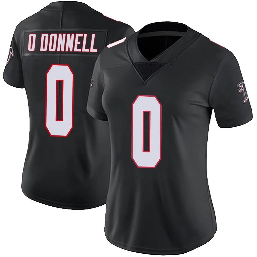 Pat O'donnell Atlanta Falcons Women's Nike Vapor Untouchable Limited Black Jersey Pat O'donnell Atlanta Falcons Women's Nike Vapor Untouchable Limited Black Jersey
