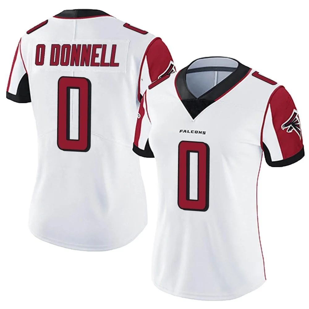 Pat O'donnell Atlanta Falcons Women's Nike Vapor Untouchable Limited White Jersey Pat O'donnell Atlanta Falcons Women's Nike Vapor Untouchable Limited White Jersey