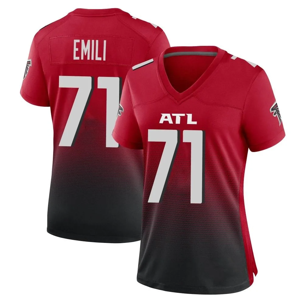 Prince Emili Atlanta Falcons Women's Nike 2nd Alternate Game Red Jersey Prince Emili Atlanta Falcons Women's Nike 2nd Alternate Game Red Jersey