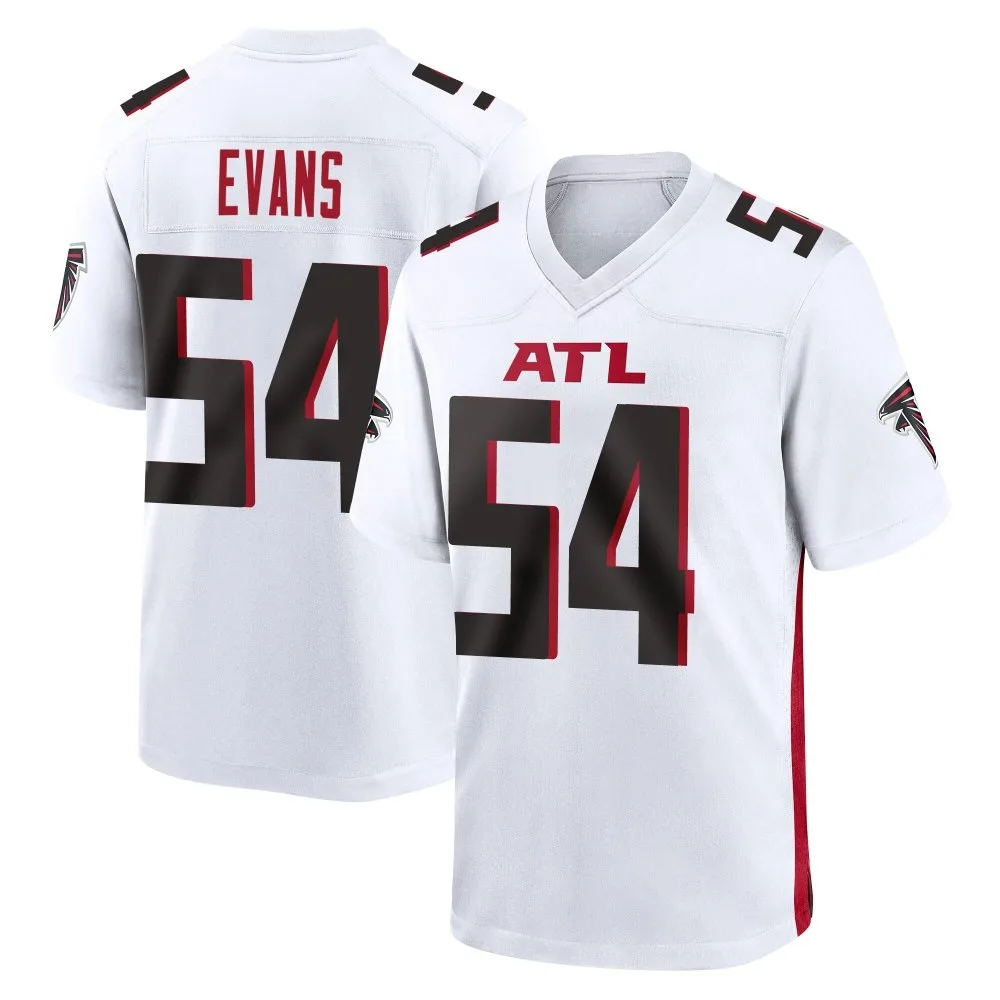 Rashaan Evans Atlanta Falcons Men's Nike Game White Jersey Rashaan Evans Atlanta Falcons Men's Nike Game White Jersey