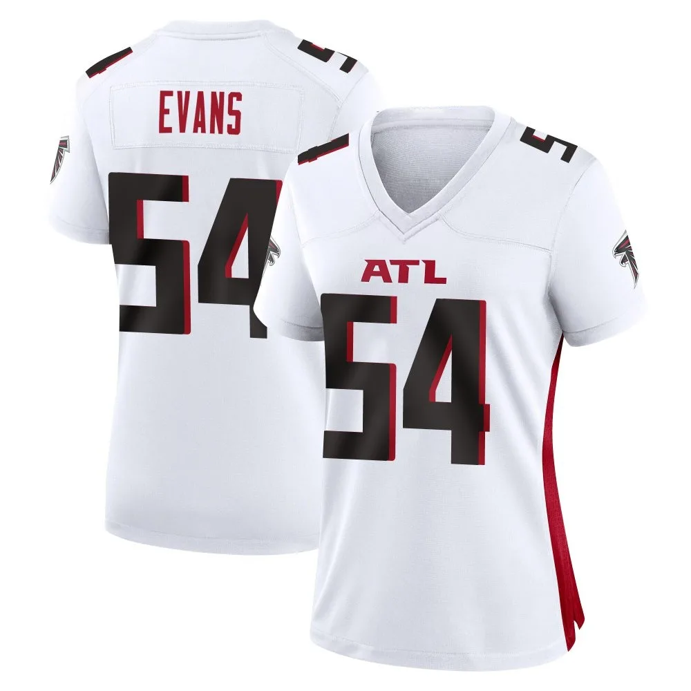 Rashaan Evans Atlanta Falcons Women's Nike Game White Jersey Rashaan Evans Atlanta Falcons Women's Nike Game White Jersey