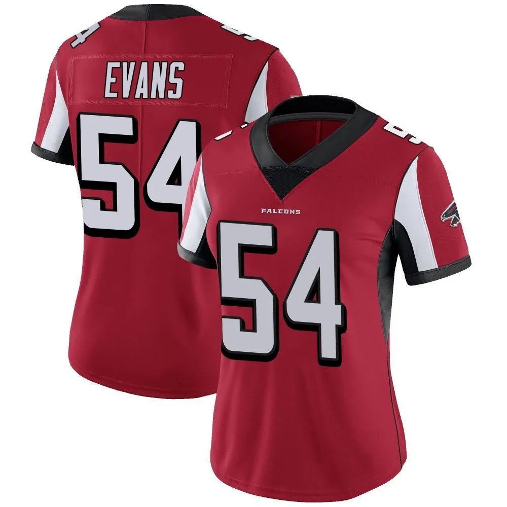 Rashaan Evans Atlanta Falcons Women's Nike Team Color Vapor Untouchable Limited Red Jersey Rashaan Evans Atlanta Falcons Women's Nike Team Color Vapor Untouchable Limited Red Jersey