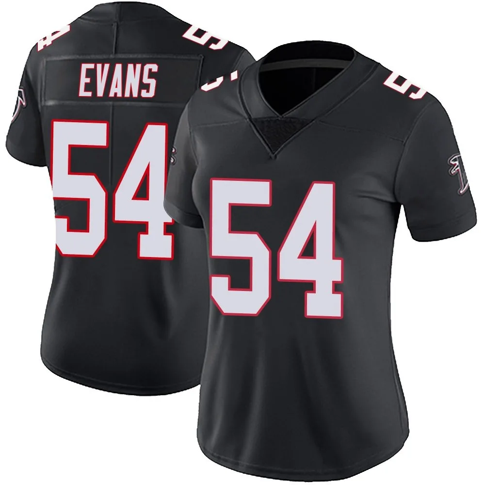 Rashaan Evans Atlanta Falcons Women's Nike Vapor Untouchable Limited Black Jersey Rashaan Evans Atlanta Falcons Women's Nike Vapor Untouchable Limited Black Jersey