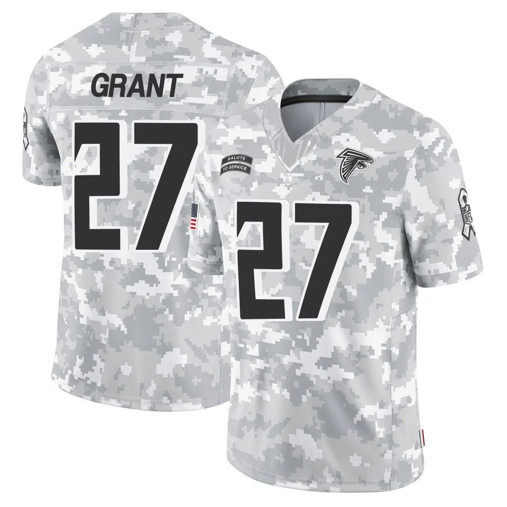 Richie Grant Atlanta Falcons Men's Nike 2024 Salute To Service Limited Arctic Camo Jersey Richie Grant Atlanta Falcons Men's Nike 2024 Salute To Service Limited Arctic Camo Jersey